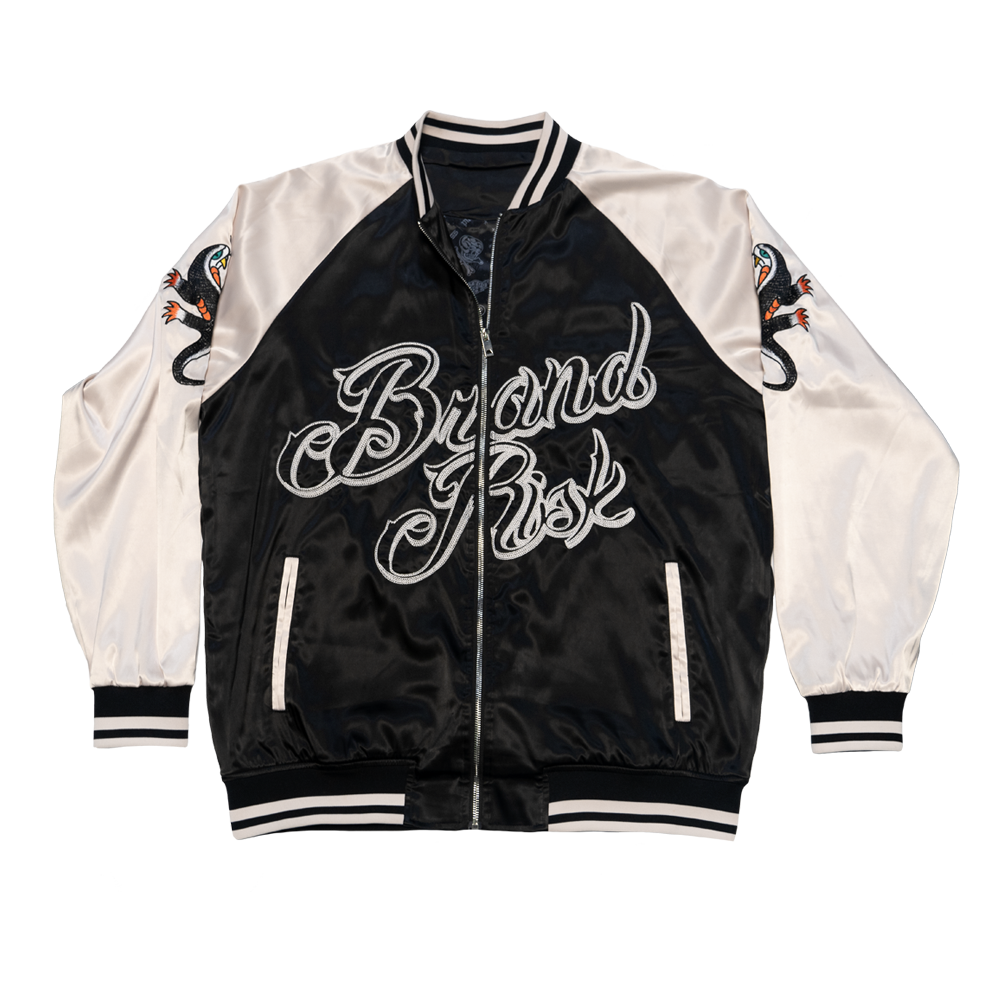 Paymoneywubby Inked Satin Bomber