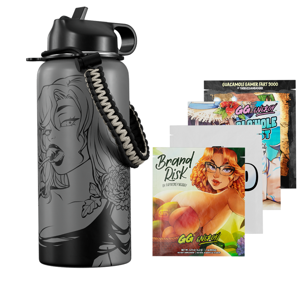 Waifu Jugs X Paymoneywubby: Linework Metal Jug