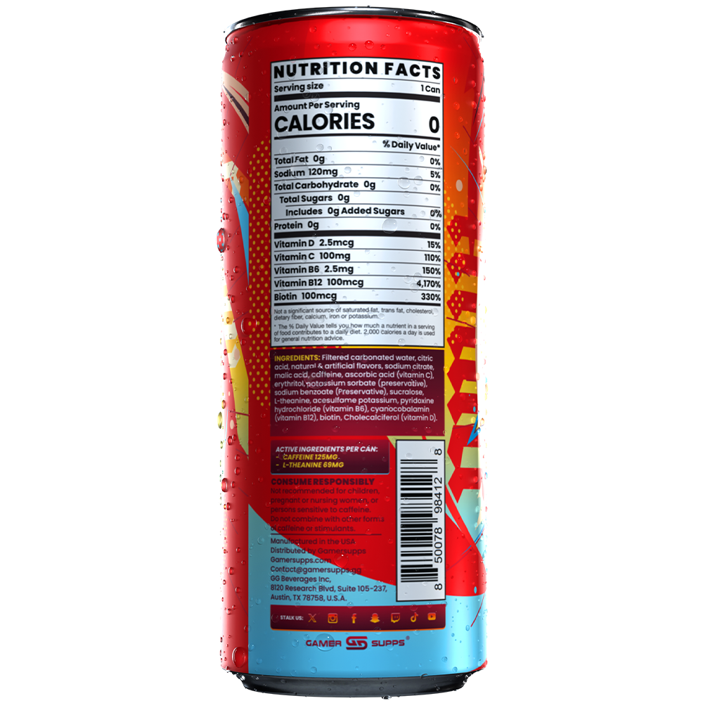 Gg Sugar Free Premium Energy - Variety Pack (12 Cans) - Image 6