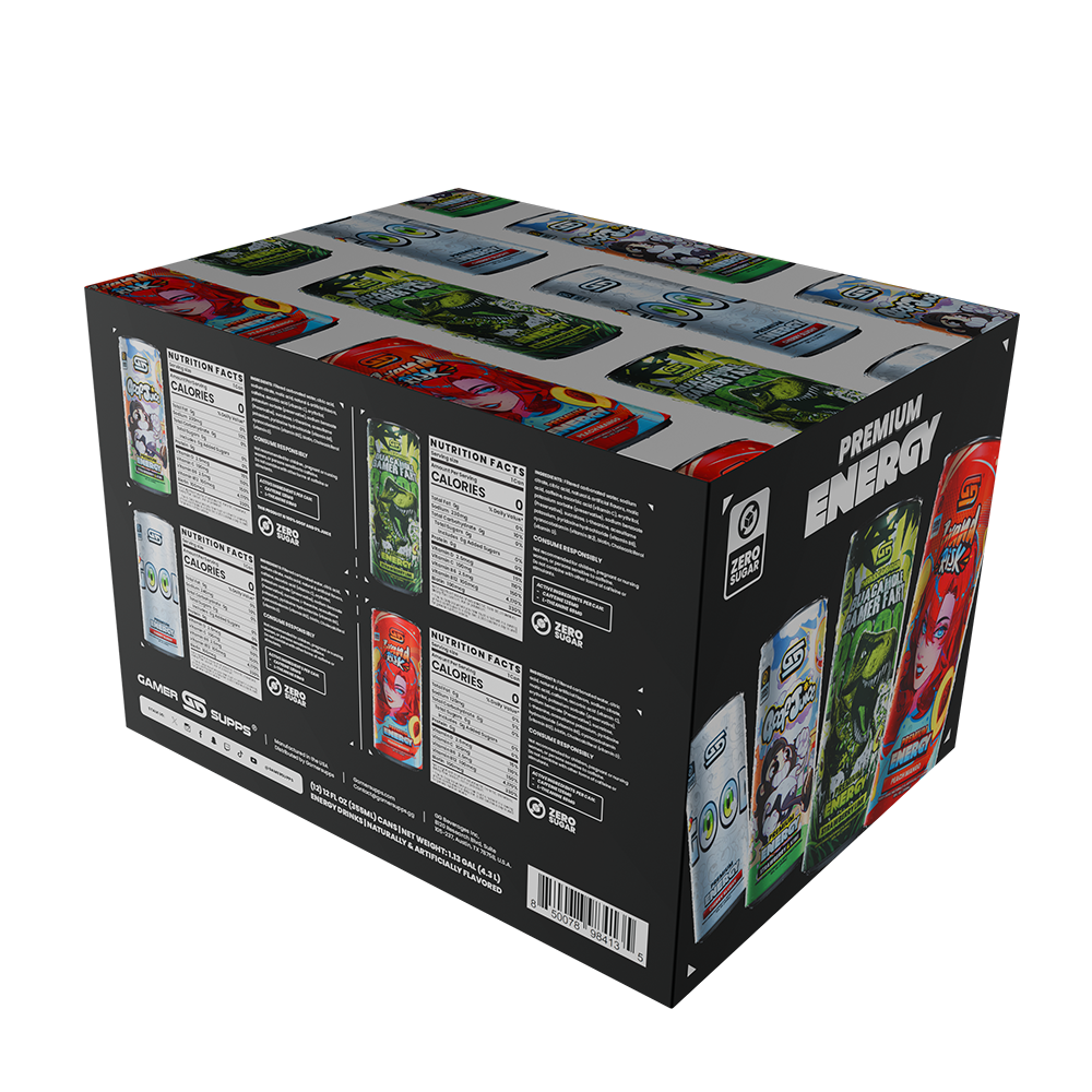 Gg Sugar Free Premium Energy - Variety Pack (12 Cans) - Image 4