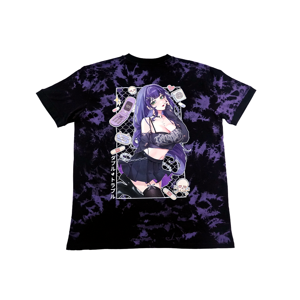 Double Trouble: Gothic Ringer Shirt - Image 2