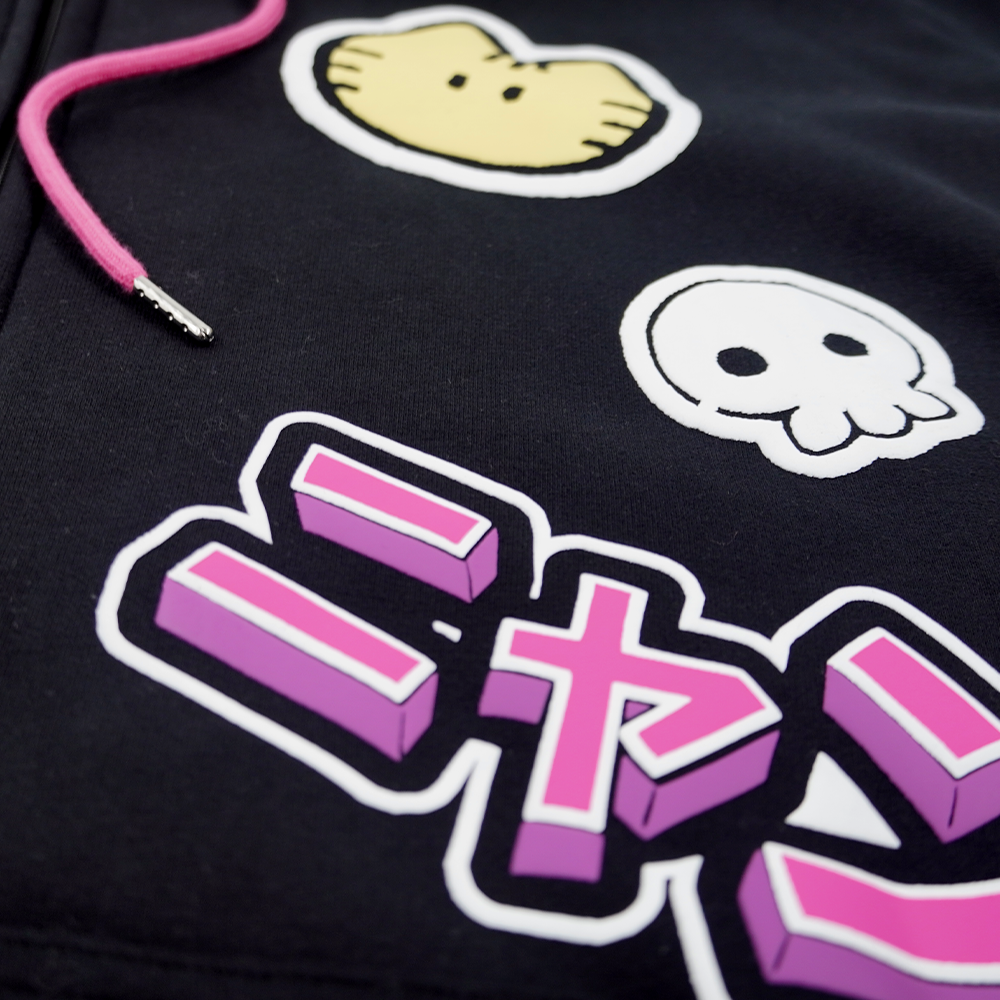 Nyan Service: Cat Ear Zip Hoodie - Image 4