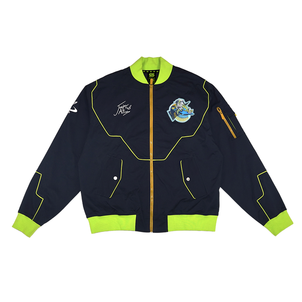 Space Invader Juniper: Bomber Jacket