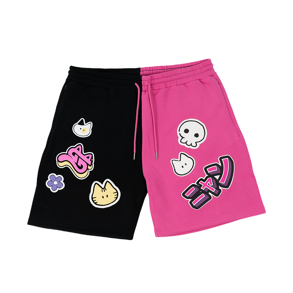Nyan Service: Sticker Bombed Shorts