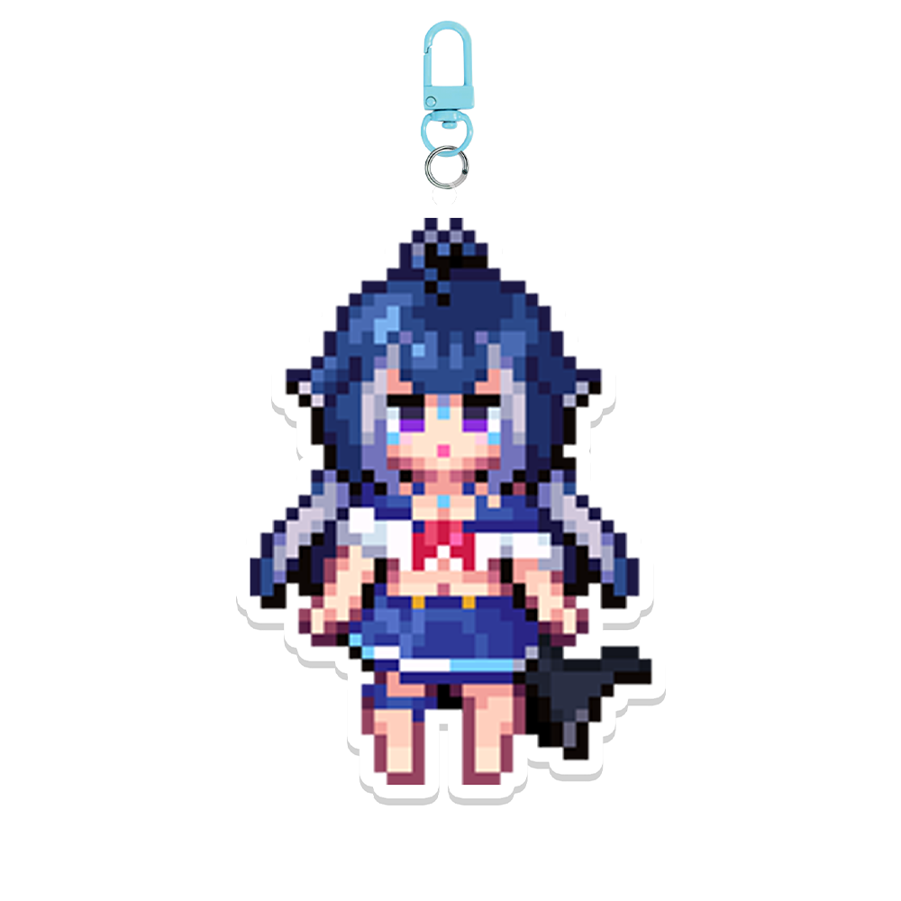 Pixel Cups X Shylily Keychain