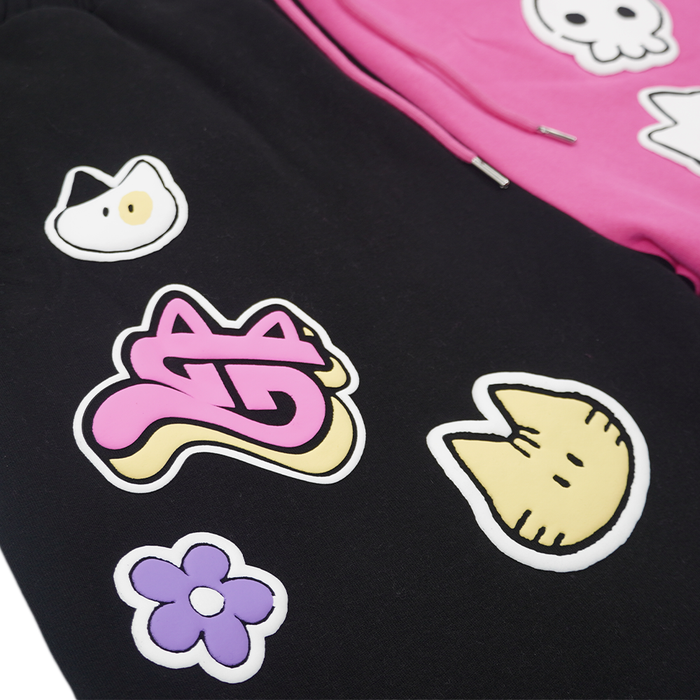 Nyan Service: Sticker Bombed Shorts - Image 3