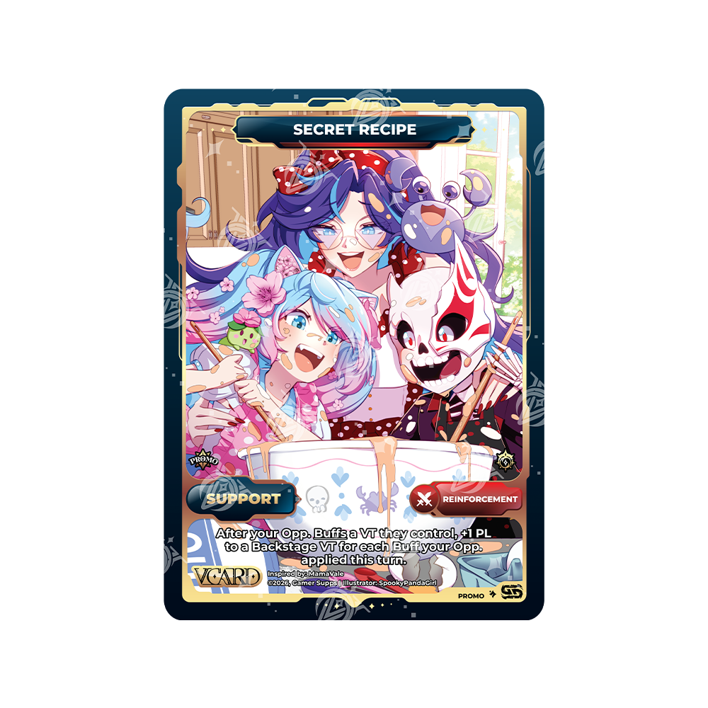 Mamavale: "Secret Recipe" Vcard Promo Card