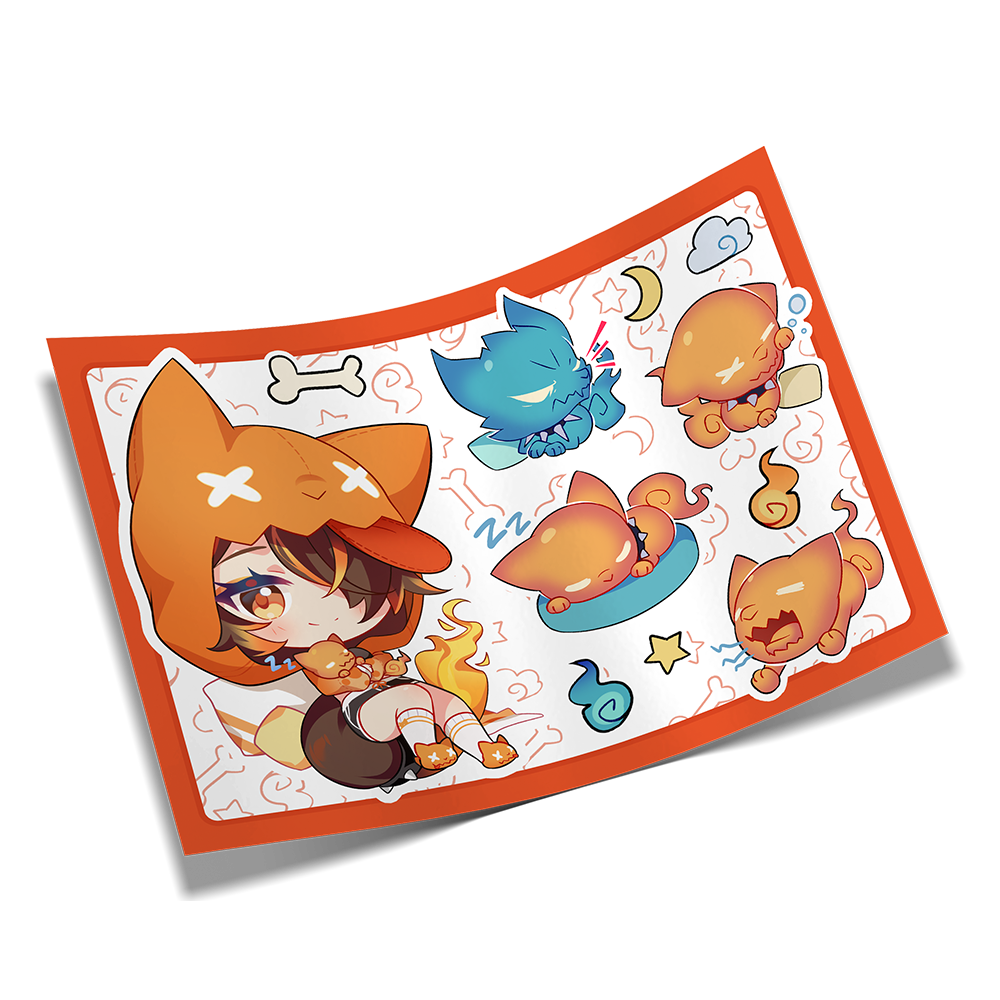 Sinder Sticker Sheet