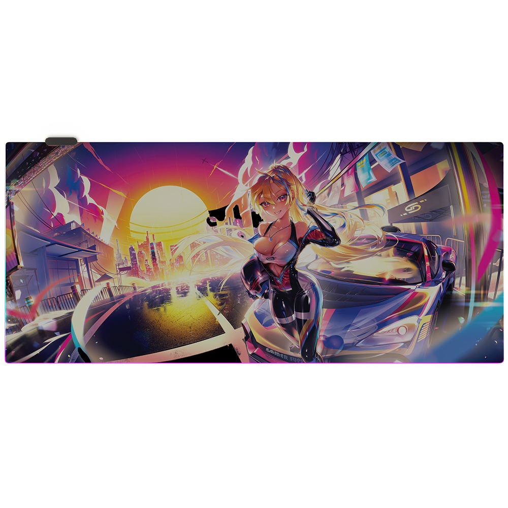 Waifu Cups: Stick Shift Rgb Mouse Pad