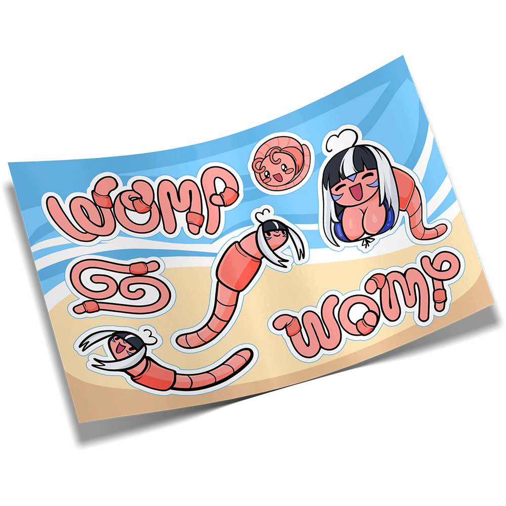 Creator Cups X Shylily: Wormlily Sticker Sheet
