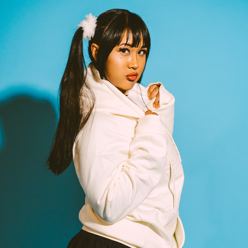 Cream Embossed Hoodie - Image 4
