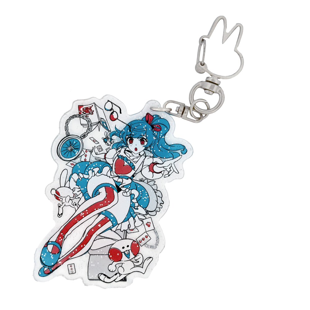 Alice In Waifuland Keychain