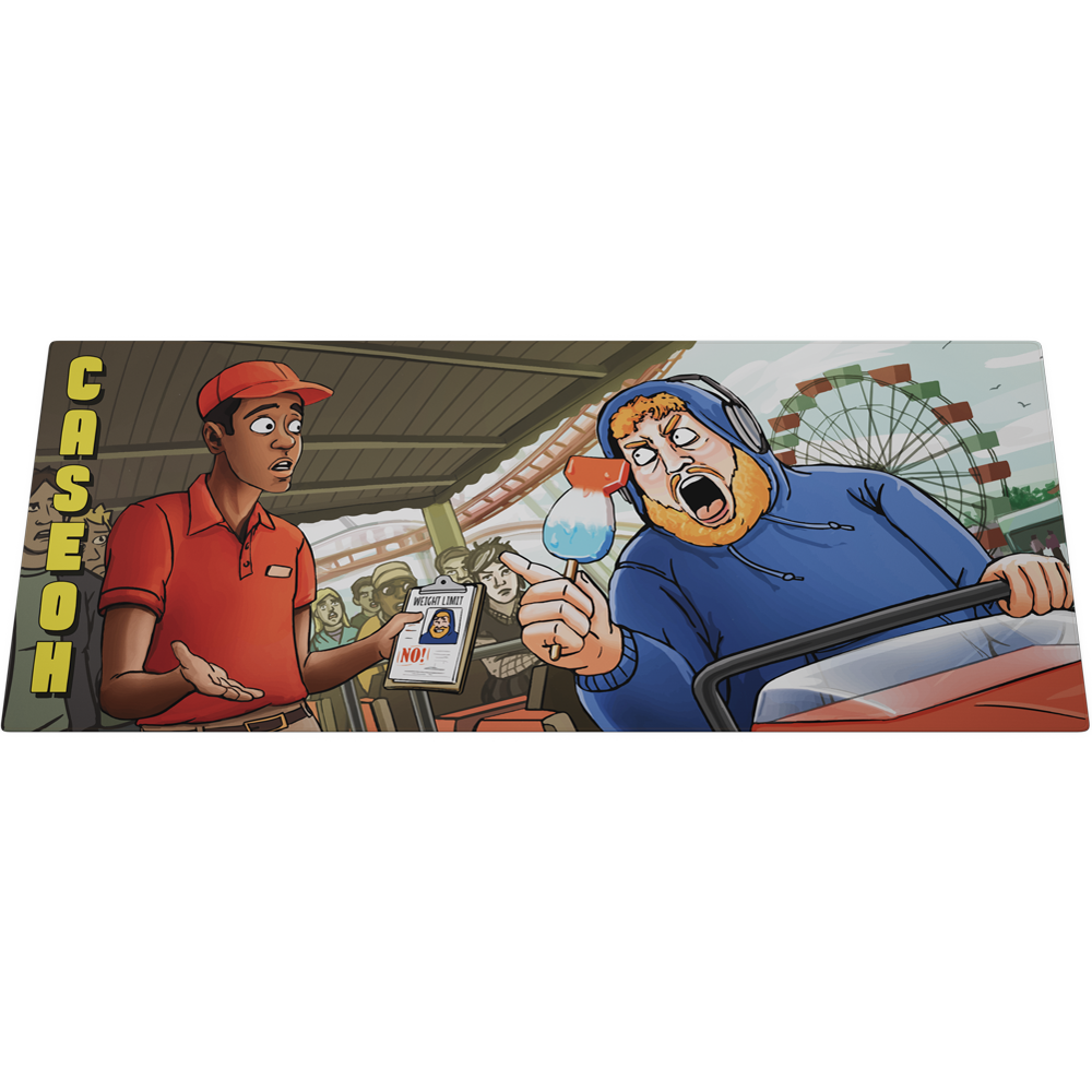 Caseoh's Nuclear Bombsicle Mouse Pad