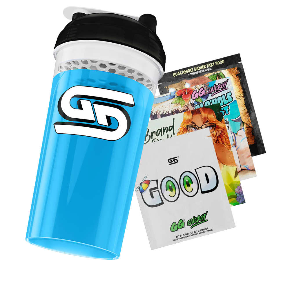 24Oz Gamer Supps Shaker Clear - 10