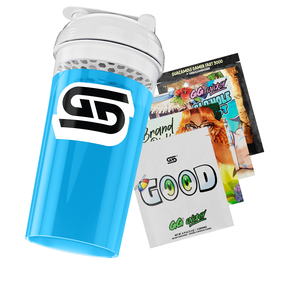 24Oz Gamer Supps Shaker Clear - 7