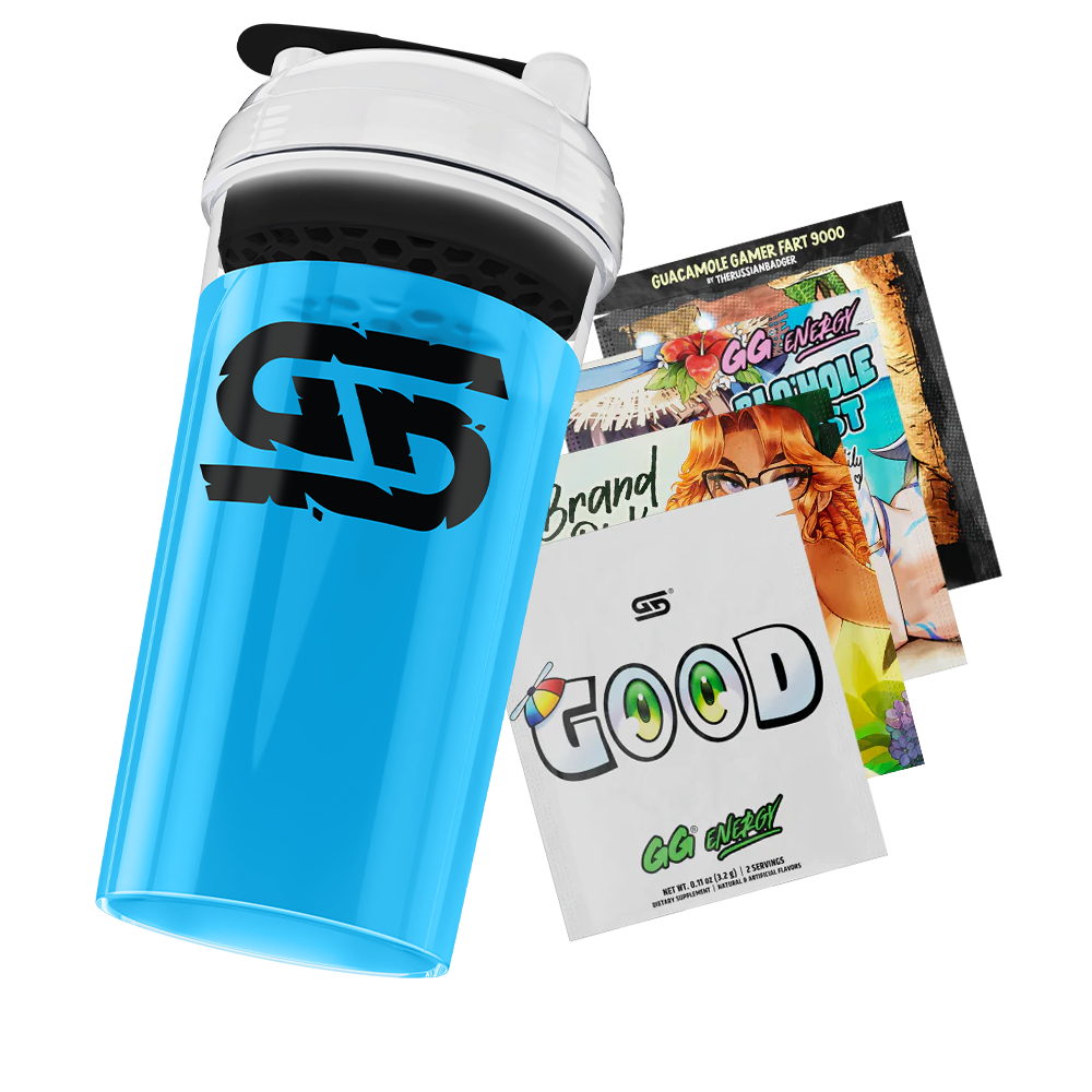 24Oz Gamer Supps Shaker Clear - 8