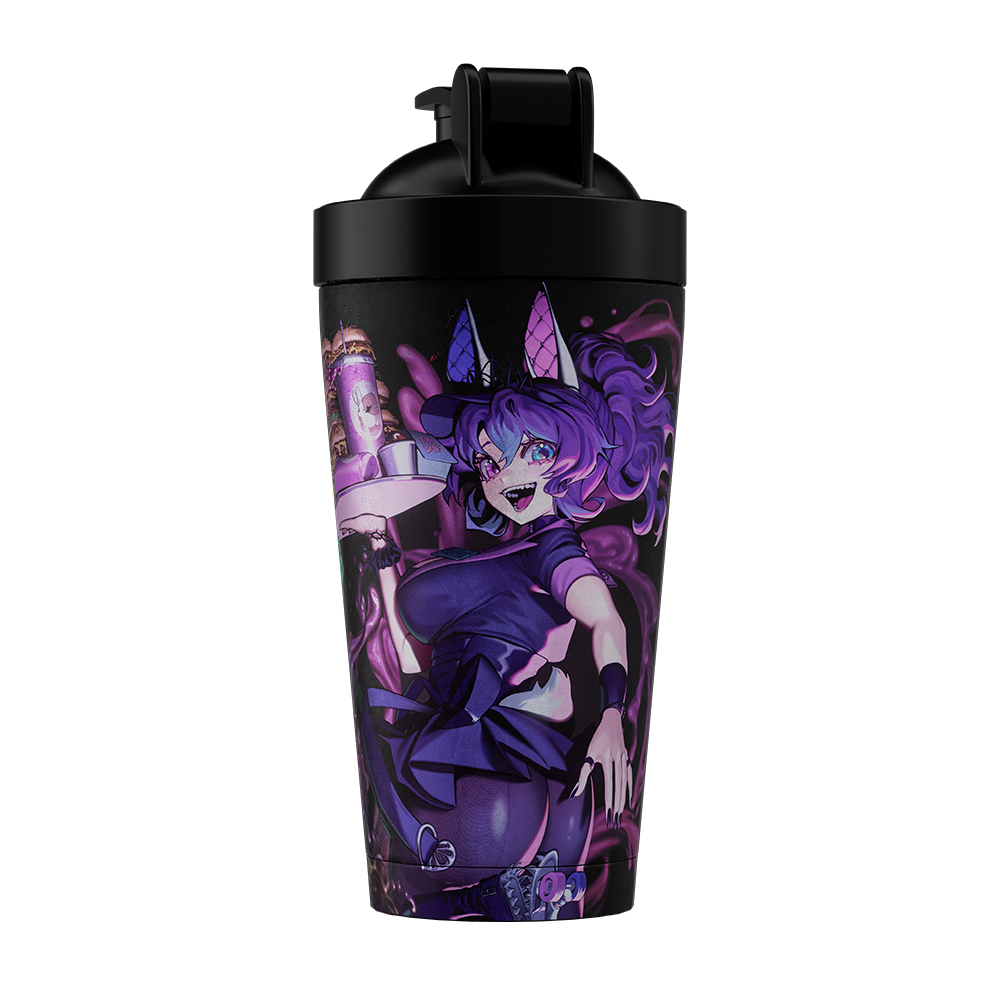 Waifu Cups X Cottontailva: Gluttony Metal Shaker - Image 5